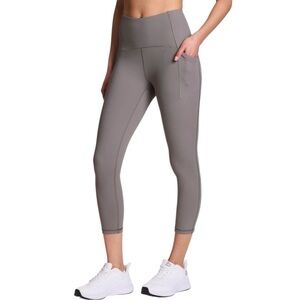RBX Active Recharged Super Soft Capri Length Leggings Grey Size Large